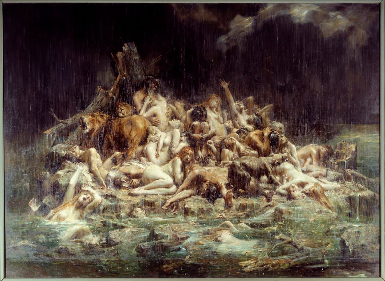 Tufan, Leon François Comerre (1850-1916), kadın portreleri ve oryantal çalışmalarıyla ünlü Fransız akademisyen ressam.