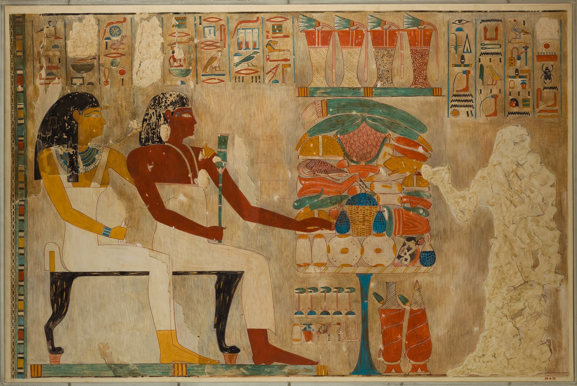 Rekhmire, Thutmose III, Yeni Krallık 18. Hanedan, Charles K. Wilkinson, Kağıt Üzerine Yumurta Temperası.