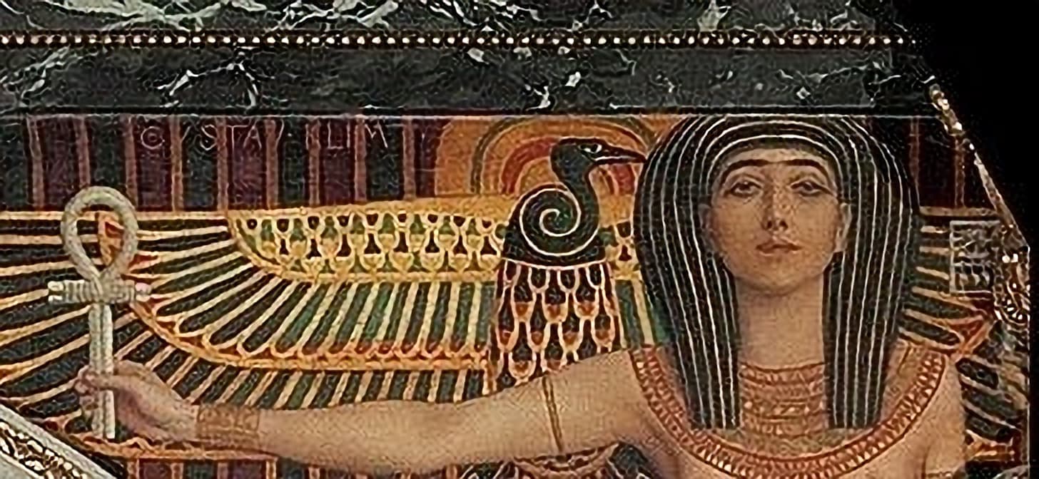 Tanrıça İsis, Zeytin Ağacı, Klimt,